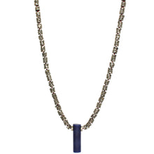 Load image into Gallery viewer, Rockhound Candy Necklace Denim Quartz & Pyrite