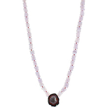 Load image into Gallery viewer, Rockhound Candy Necklace Druzy Geode & Lavender Quartz