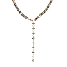 Load image into Gallery viewer, Rockhound Candy Necklace Denim Quartz & Pyrite