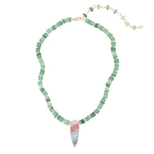 Load image into Gallery viewer, Rockhound Candy Necklace Ocean Jasper & Aventurine Quartz