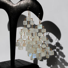 Load image into Gallery viewer, New Temple Earring Moonstone