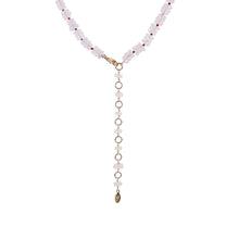 Load image into Gallery viewer, Rockhound Candy Necklace Druzy Geode & Lavender Quartz