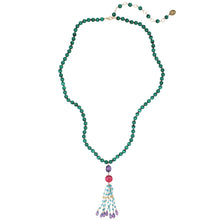 Load image into Gallery viewer, Sundial Sautoir in Malachite, Sapphire & Turquoise