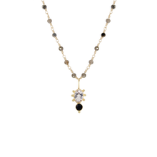 Load image into Gallery viewer, 14k New Spur Morganite & Black Spinel