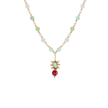 Load image into Gallery viewer, 14k New Spur Green Sapphire & Ruby