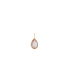 Load image into Gallery viewer, 14k Tear Drop Rose Quartz
