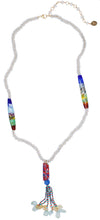 Load image into Gallery viewer, Sundial Sheila Sautoir Glass, Clear Quartz & Gemstones