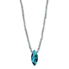 Load image into Gallery viewer, Rockhound Necklace Electric Chrysocolla & Prasiolite