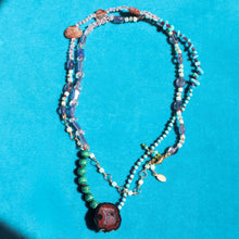 Load image into Gallery viewer, Patchwork Gemstone Necklace Earth