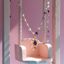 Load image into Gallery viewer, 14k Signal Sapphire & Pink Tourmaline