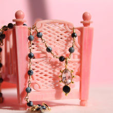 Load image into Gallery viewer, 14k New Spur Morganite & Black Spinel