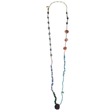 Load image into Gallery viewer, Patchwork Gemstone Necklace Earth