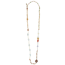 Load image into Gallery viewer, Patchwork Gemstone Necklace Sun