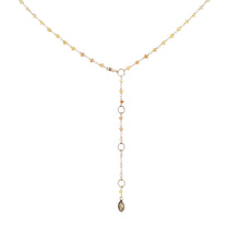 Load image into Gallery viewer, Sacred Strand Necklace Sunset Sapphire
