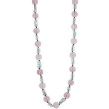 Load image into Gallery viewer, Sybil Collar in Rose Quartz &amp; Aquamarine
