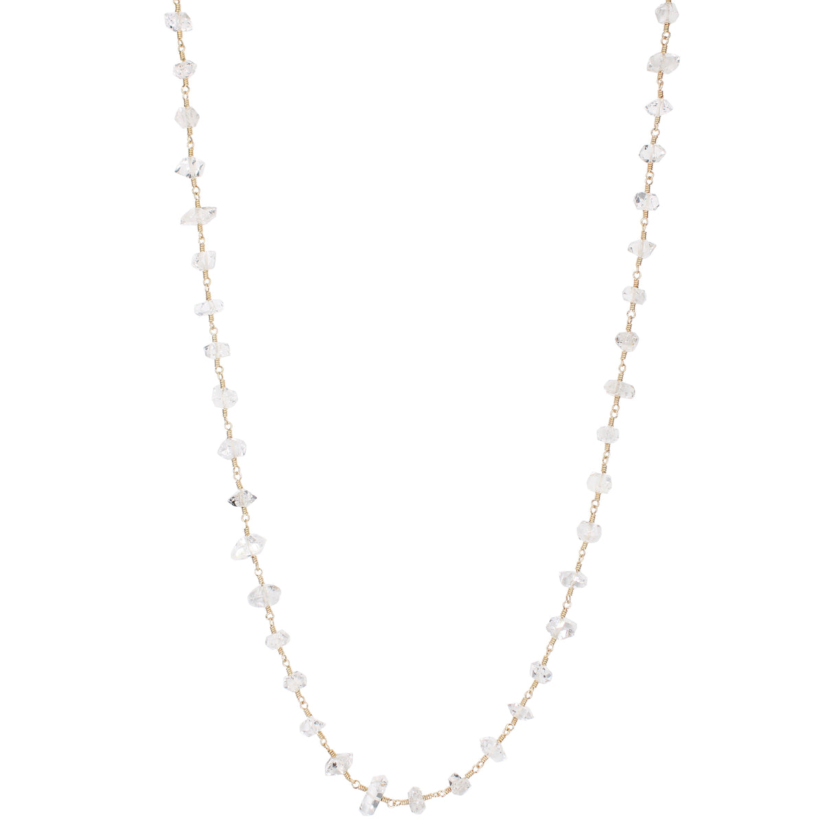 Sacred Strand Necklace Herkimer Diamond