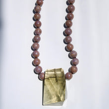 Load image into Gallery viewer, Made-to-Order Rockhound Necklace Citrine &amp; Phosphosiderite
