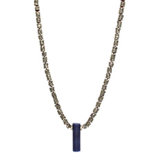 Load image into Gallery viewer, Rockhound Candy Necklace Denim Quartz &amp; Pyrite
