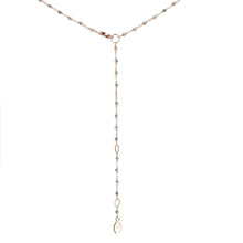 Load image into Gallery viewer, Pyrite &amp; Dravite Tourmaline Drop Necklace
