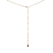 Load image into Gallery viewer, Sacred Strand Satin Necklace Songea Sapphire
