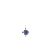 Load image into Gallery viewer, 18k Sacred Charm Armonia Tanzanite, Sapphire &amp; Turquoise
