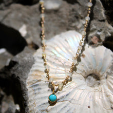 Load image into Gallery viewer, 18k Sacred Charm Turquoise
