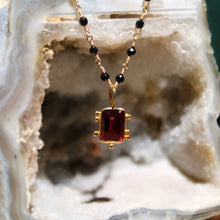 Load image into Gallery viewer, 18k Sacred Charm Lucky Strike Garnet
