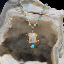 Load image into Gallery viewer, 18k Sacred Charm Moonstone Luckier Strike
