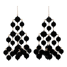 Load image into Gallery viewer, Temple Orb Earring Onyx
