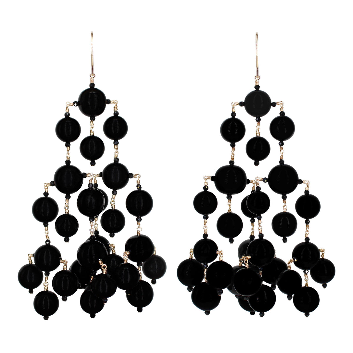 Temple Orb Earring Onyx