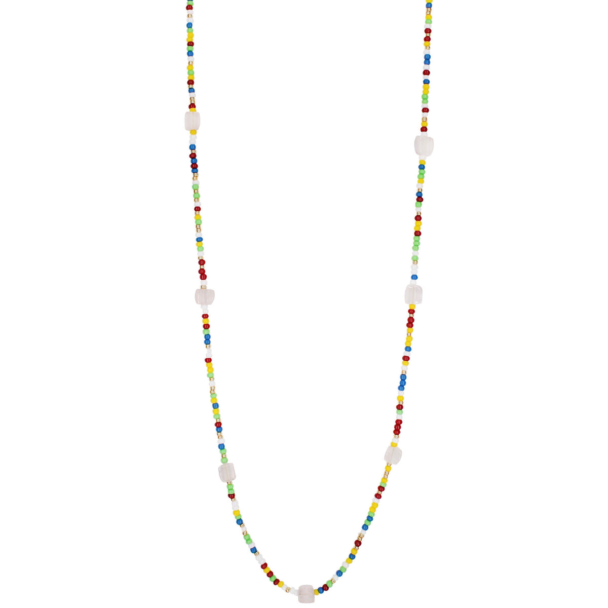 Layered Meaning Necklace Rose Quartz