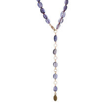 Load image into Gallery viewer, Gem Knotted Iolite Strand
