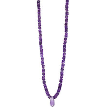 Load image into Gallery viewer, Rockhound Candy Necklace Bolivian Amethyst &amp; Amethyst
