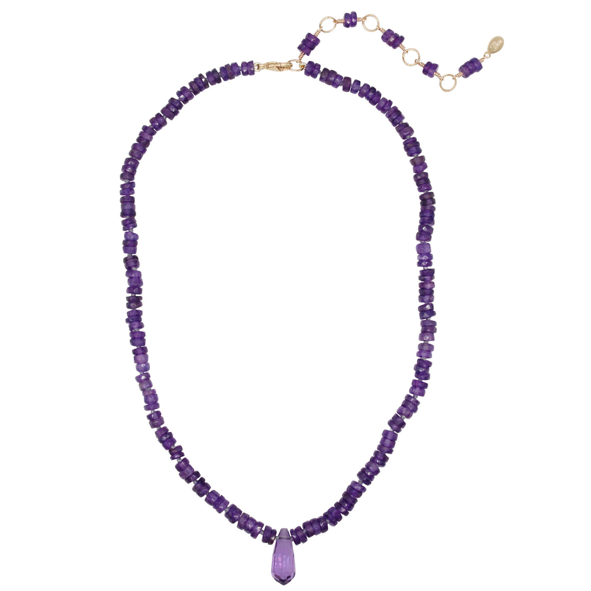 Rockhound Candy Necklace Bolivian Amethyst & Amethyst