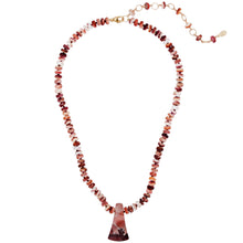 Load image into Gallery viewer, Rockhound Candy Necklace Lion&#39;s Paw &amp; Apache Dendritic Rhyolite

