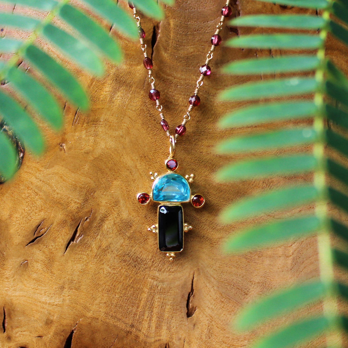 14k Sacred Charm Gem Mycelium