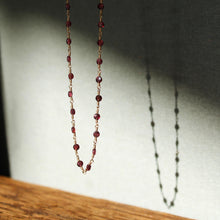 Load image into Gallery viewer, Sacred Strand Red Garnet Coin
