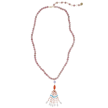Load image into Gallery viewer, Sundial Sautoir in Rhodonite, Sapphire &amp; Moonstone
