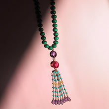 Load image into Gallery viewer, Sundial Sautoir in Malachite, Sapphire &amp; Turquoise
