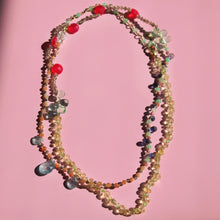 Load image into Gallery viewer, Patchwork Gemstone Necklace Flora
