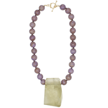 Load image into Gallery viewer, Rockhound Necklace Citrine &amp; Phosphosiderite
