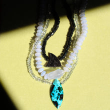 Load image into Gallery viewer, Rockhound Necklace Electric Chrysocolla &amp; Prasiolite
