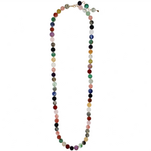 Load image into Gallery viewer, 7&amp;Sun Extended Strata Multi Gem Necklace
