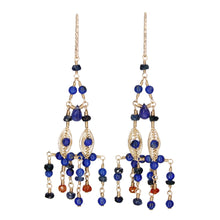 Load image into Gallery viewer, Mini Waterfall Sapphire Earring
