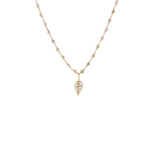 Load image into Gallery viewer, 18k Sacred Charm Drop Moissanite
