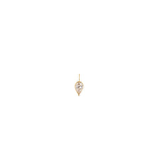 Load image into Gallery viewer, 18k Sacred Charm Drop Moissanite
