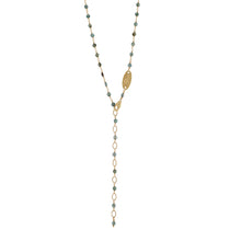 Load image into Gallery viewer, Sacred Strand Green Apatite Micro Coin
