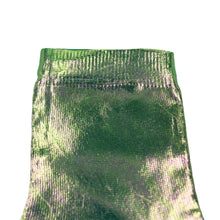 Load image into Gallery viewer, Maria La Rosa Laminated Silk Sock Sepia Green
