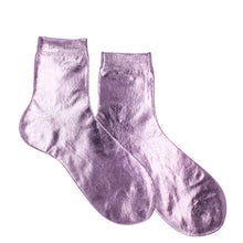 Load image into Gallery viewer, Maria La Rosa Laminated One Silk Sock Lilac
