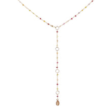 Load image into Gallery viewer, Sacred Strand Necklace Rainbow Sapphire
